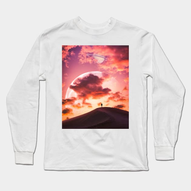 COTTON CANDY SKY. PINK. Long Sleeve T-Shirt by LFHCS